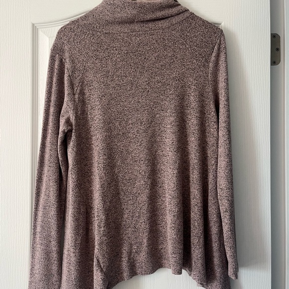 ZSupply purple marbled cowlneck knot top XS - Picture 5 of 8